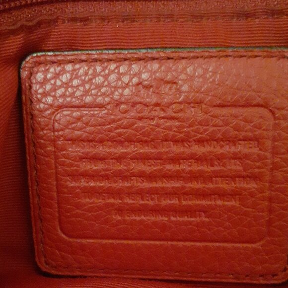 Coach Leather Tote Shoulder Bag - Picture 9 of 15